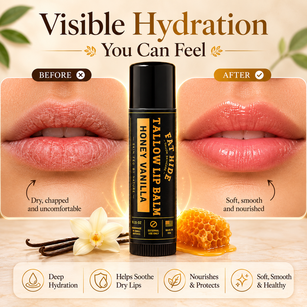 Honey Vanilla - Tallow Lip Balm