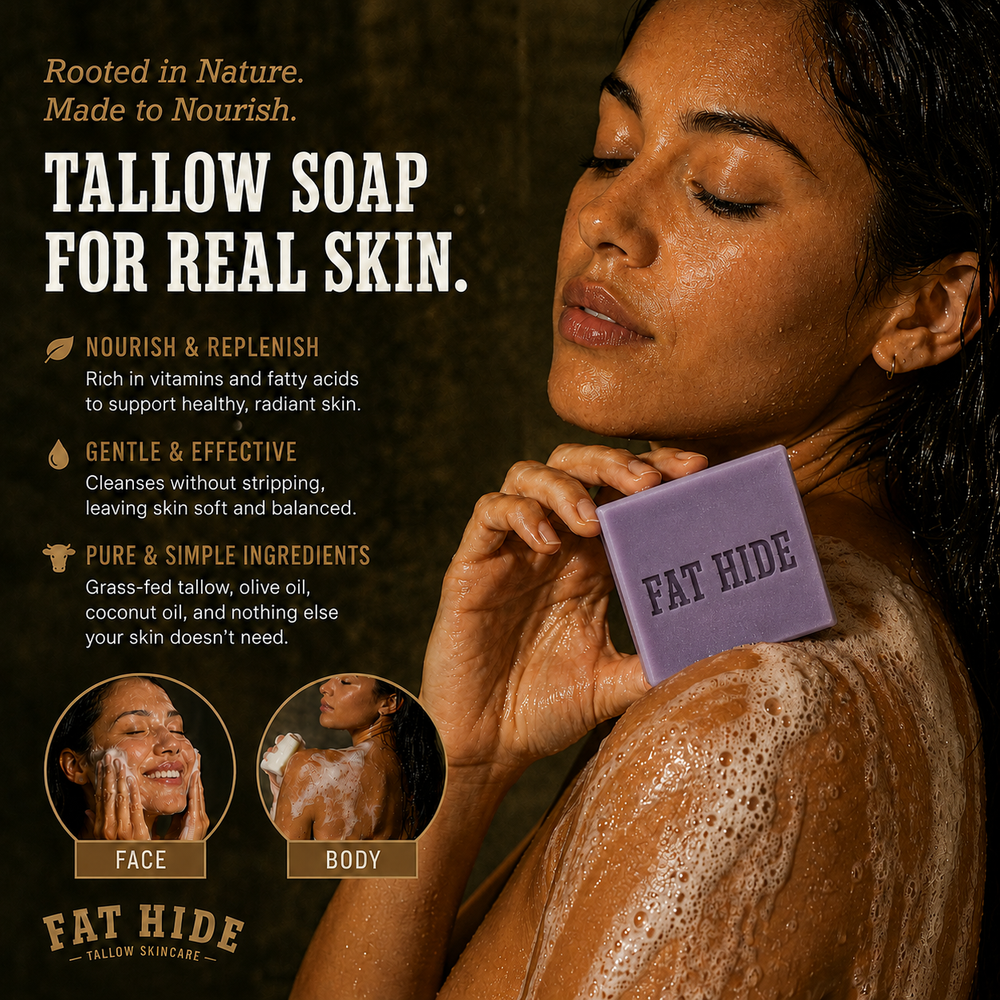 Calm the Herd Lavender + Soft Vanilla - Tallow Soap