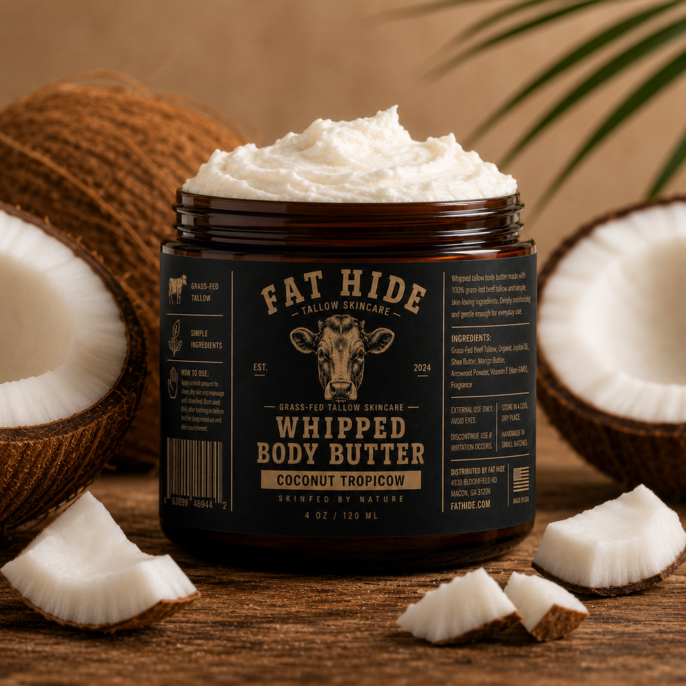 Tropicow Coconut - Whipped Tallow Body Butter