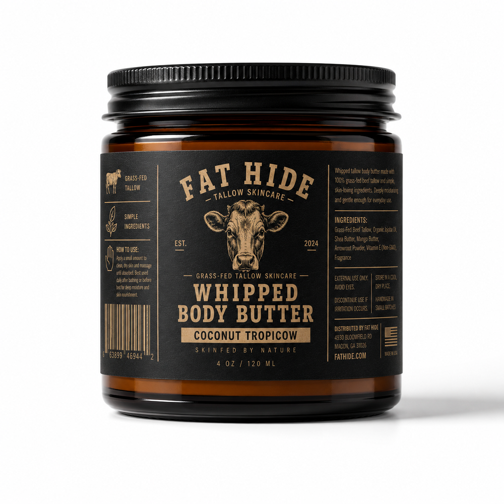 Tropicow Coconut - Whipped Tallow Body Butter