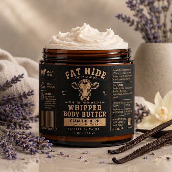 Calm the Herd Lavender + Soft Vanilla - Whipped Tallow Body Butter