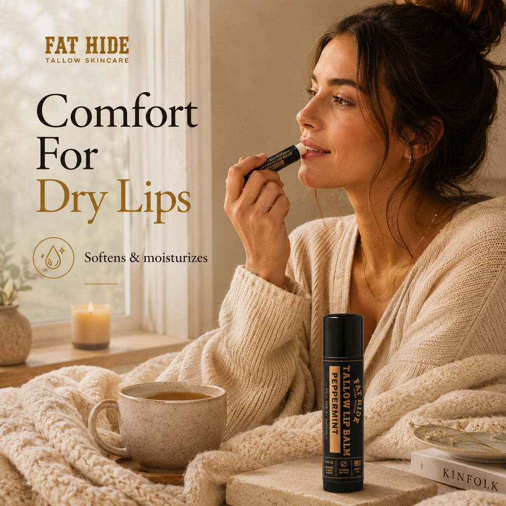 Peppermint - Tallow Lip Balm