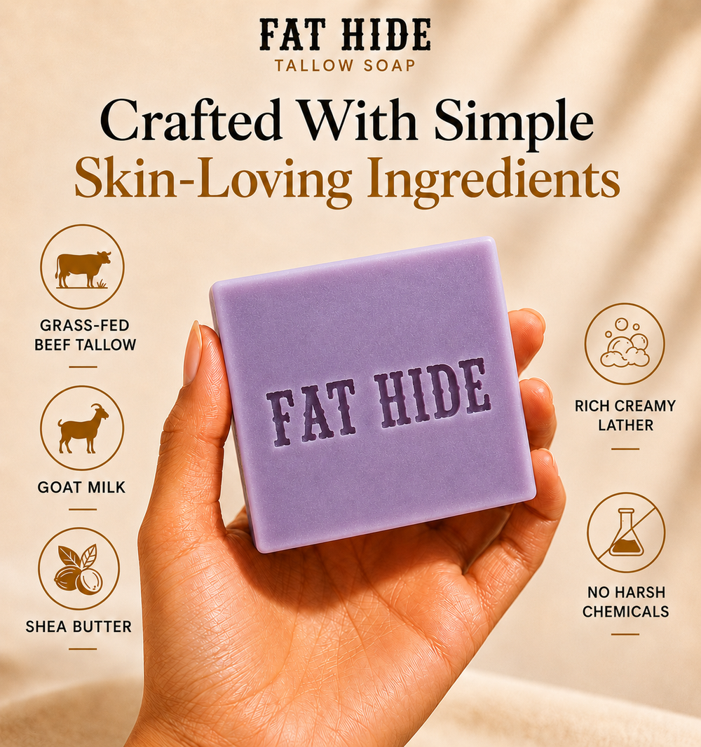 Calm the Herd Lavender + Soft Vanilla - Tallow Soap